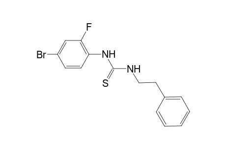 1-(4-Bromo-2-fluoro-phenyl)-3-phenethyl-thiourea