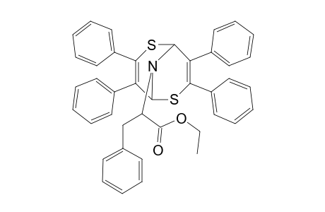 N-[.alpha.-(Ethoxycarbonyl)phenylethyl]-3,7,4,8-tetraphenyl-2,6-Imino-2H,6H-1,5-dithiocine