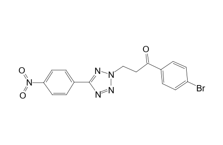 1-propanone, 1-(4-bromophenyl)-3-[5-(4-nitrophenyl)-2H-tetrazol-2-yl]-