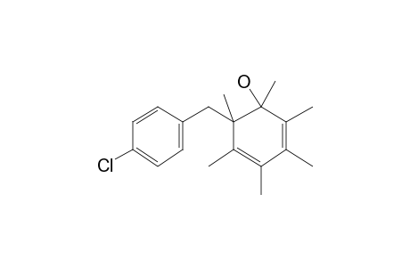 1-Hydroxy-6-(4'-chlorobenzyl)-1,2,3,4,5,6-hexamethylcyclohexa-2,4-diene