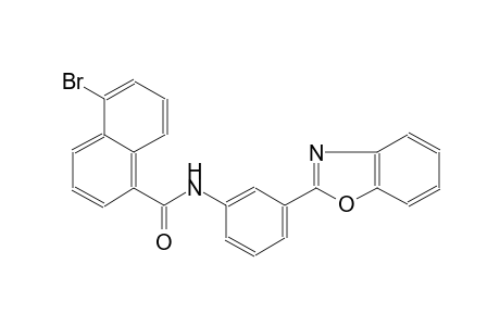 N-[3-(1,3-benzoxazol-2-yl)phenyl]-5-bromo-1-naphthamide