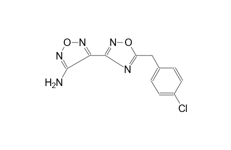 1,2,5-Oxadiazol-3-amine, 4-[5-(4-chlorobenzyl)-1,2,4-oxadiazol-3-yl]-