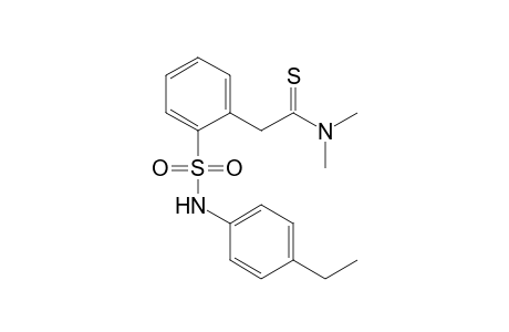 1-N-(4-Ethylphenyl)sulfamoyl-2-(N,N-dimethylthiocarbamoyl)methylbenzenesulfonamide 1,1-dioxide