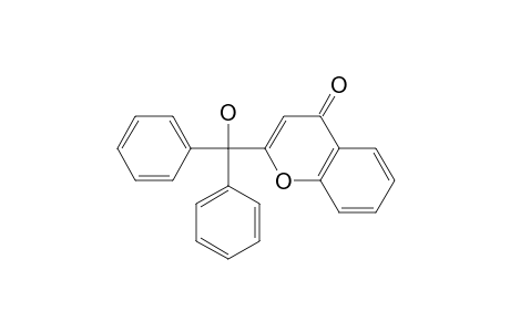 4H-1-Benzopyran-4-one, 2-(hydroxydiphenylmethyl)-