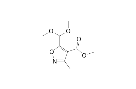 Methyl 5-dimethoxymethyl-3-methylisoxazole-4-carboxylate