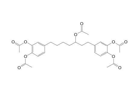 1,7-bis(3,4-Dihydroxyphenyl)heptan-3-yl acetate, 4ac derivative