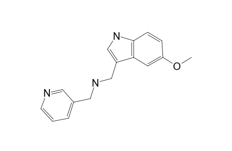 [(5-Methoxy-1H-indol-3-yl)methyl](pyridin-3-ylmethyl)amine