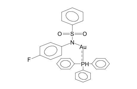 TRIPHENYLPHOSPHINE(N-PARA-FLUOROPHENYLBENZENSULPHAMIDYL)GOLD