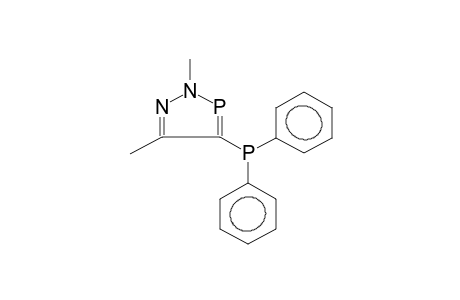 4-DIPHENYLPHOSPHINO-2,5-DIMETHYL-2H-1,2,3-SIGMA(2)-DIAZAPHOSPHOLE