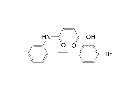 2-butenoic acid, 4-[[2-[(4-bromophenyl)ethynyl]phenyl]amino]-4-oxo-, (2Z)-