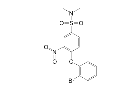 4-(o-bromophenoxy)-N,N-dimethyl-3-nitrobenzenesulfonamide