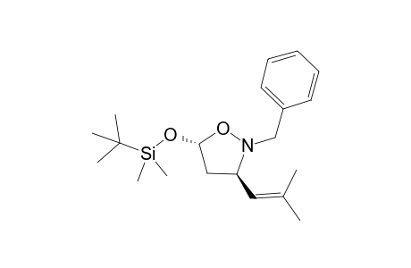 TRANS-2-BENZYL-5-(TERT.-BUTYLDIMETHYLSILOXY)-3-(2-METHYLPROP-1-ENYL)-ISOXAZOLIDINE