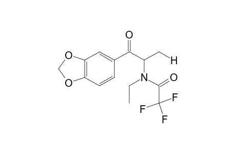 N-Ethyl-1-(3,4-methylenedioxyphenyl)-2-aminopropan-1-one TFA