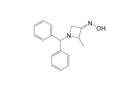 Azetidin-3-one, 2-methyl-1-(diphenylmethyl)-, oxime