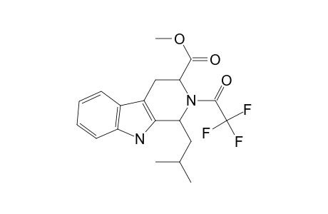 Methyl 1,2,3,4-tetrahydro-1-(2'-methylpropyl)-2-(trifluoroacetyl)-9H-pyrido[3,4-b]indole-3-carboxylate