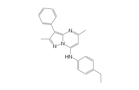 N-(4-ethylphenyl)-2,5-dimethyl-3-phenylpyrazolo[1,5-a]pyrimidin-7-amine