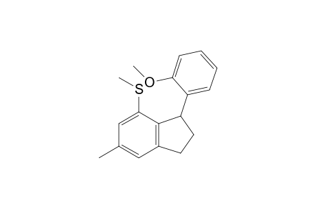 1-(2-Methoxyphenyl)-5-methyl-7-(methylthio)indane