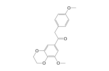 1-(8-Methoxy-2,3-dihydro-1,4-benzodioxin-6-yl)-2-(4-methoxyphenyl)ethanone