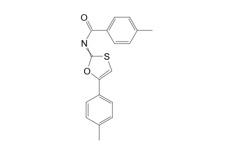 4-Methyl-N-[5-(4-methylphenyl)-1,3-oxathiol-2-ylidene]benzamide