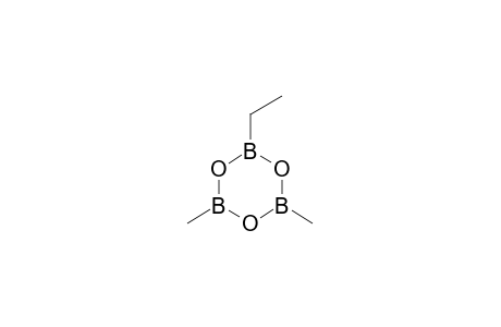 Boroxin, ethyldimethyl-