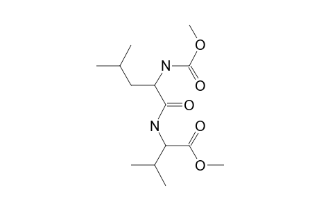 leu-val, N-Methoxycarbonyl-, methyl ester (isomer 1)