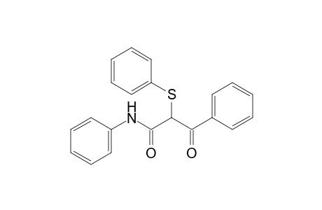 2-Benzoyl-2-(phenylthio)acetanilide