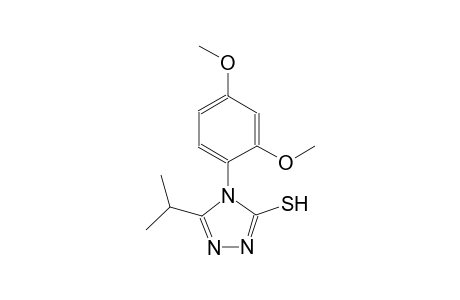 4H-1,2,4-triazole-3-thiol, 4-(2,4-dimethoxyphenyl)-5-(1-methylethyl)-