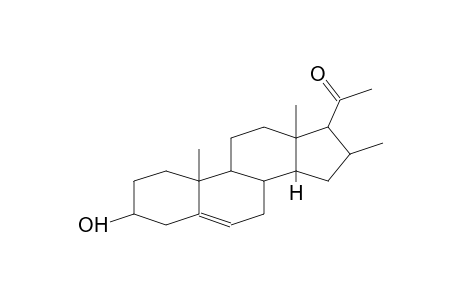 Pregn-5-en-20-one, 3-hydroxy-16-methyl-, (3.beta.,16.alpha.)-