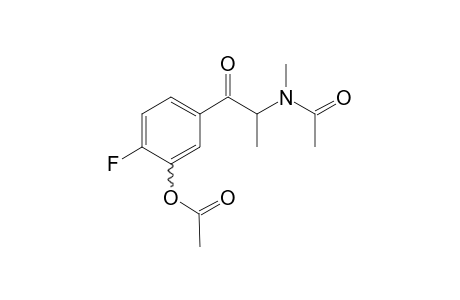 3-Fluoromethcathinone-M (HO-) 2AC