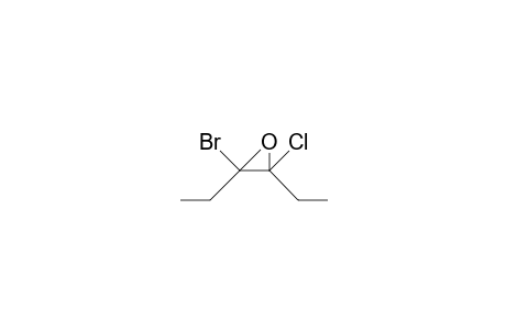 (E)-2-BROM-3-CHLOR-2,3-DIETHYLOXIRAN