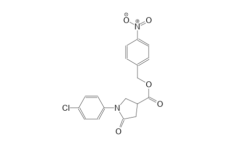4-nitrobenzyl 1-(4-chlorophenyl)-5-oxo-3-pyrrolidinecarboxylate
