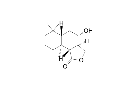 Naphtho[1,2-c]furan-1(3H)-one, decahydro-4-hydroxy-6,6,9a-trimethyl-, [3aR-(3a.alpha.,4.alpha.,5a.beta.,9a.alpha.,9b.beta.)]-