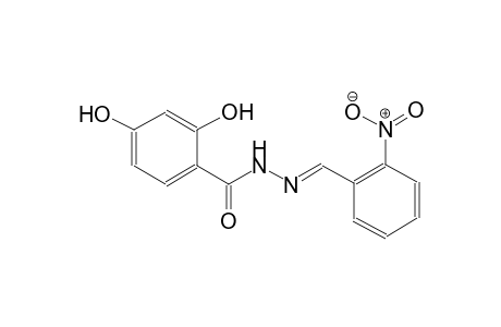 benzoic acid, 2,4-dihydroxy-, 2-[(E)-(2-nitrophenyl)methylidene]hydrazide