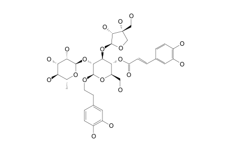 LYSIONOTOSIDE;ALPHA-(3,4-DIDIHYDROXYPHENYL)-ETHYL-O-(2'-O-ALPHA-L-RHAMNOPYRANOSYL-3'-O-BETA-D-APIOFURANOSYL-4'-O-E-CAFFEOYL)-BETA-D-GLUCOPYRANOSIDE