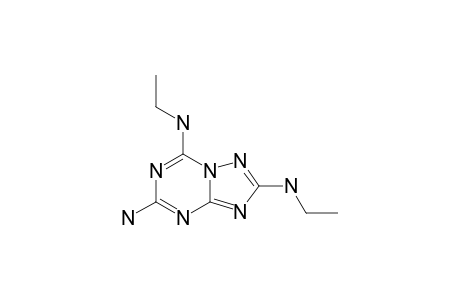 5-AMINO-2,7-BIS-(ETHYLAMINO)-1,2,4-TRIAZOLO-[1,5-A]-[1,3,5]-TRIAZINE