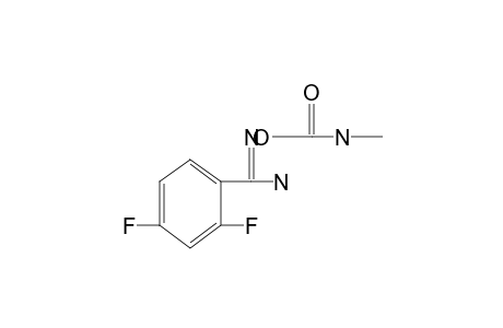 2,4-difluoro-O-(methylcarbamoyl)benzamidoxime