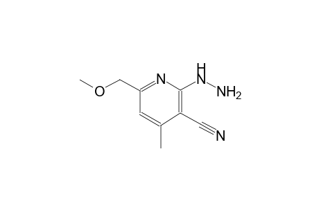 2-Diazanyl-6-(methoxymethyl)-4-methyl-pyridine-3-carbonitrile