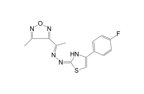 N-[4-(4-Fluoro-phenyl)-3H-thiazol-2-ylidene]-N'-[1-(4-methyl-furazan-3-yl)-ethylidene]-hydrazine