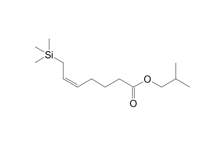 (Z)-isobutyl 7-(trimethylsilyl)-5-heptenoate