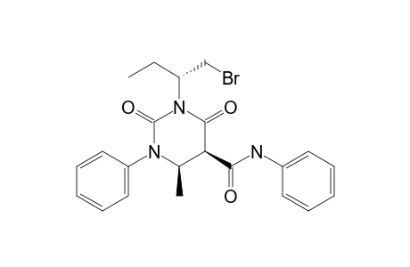 (4R,5R)-1-((2R)-1-Bromobutan-2-yl)-2,6-dioxo-4-methyl-3-phenyl-5-(N-phenylcarbamoyl)perhydropyrimidine