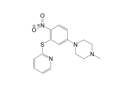 1-methyl-4-[4-nitro-3-(2-pyridinylsulfanyl)phenyl]piperazine