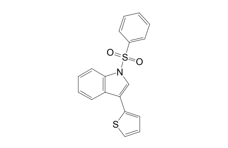 1-(Benzenesulfonyl)-3-(2-thienyl)indole