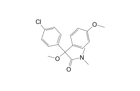 Benzeneacetamide, 4-chloro-.alpha.-methoxy-.alpha.-(4-methoxyphenyl)-N,N-dimethyl-