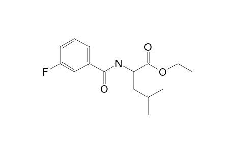 L-Leucine, N-(3-fluorobenzoyl)-, ethyl ester