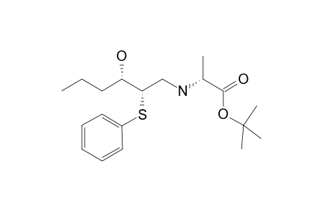 (-)-N-[(2'S,3'S)-2'-phenyllthio-3'-hydroxyhexyl]-(R)-alanine tert-butyl ester