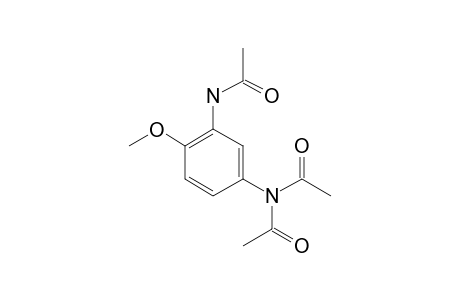 4-Methoxybenzene-1,3-diamine, N1,N1,N3-triacetyl-