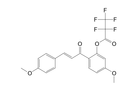 4,4'-Dimethoxy-2'-hydroxychalcone, pentafluoropropionate