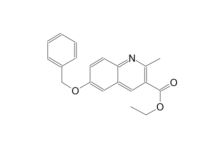 3-quinolinecarboxylic acid, 2-methyl-6-(phenylmethoxy)-, ethyl ester