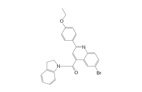 (6-Bromo-2-p-phenetyl-4-quinolyl)-indolin-1-yl-methanone