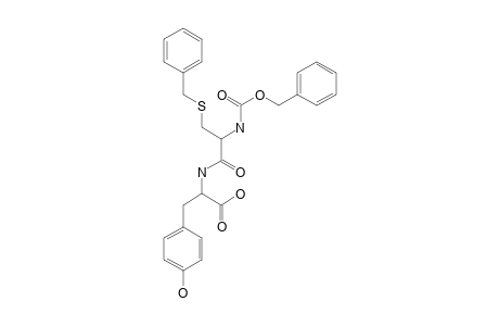 N-[3-(benzylthio)-N-carboxyalanyl]tyrosine, N-benzyl ester